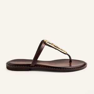 Sandalia marrón SS25